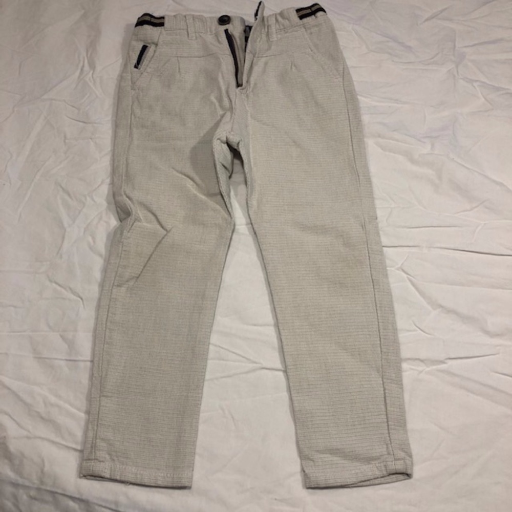 Zara Pants - Tan Color w/ Dots - Size 5